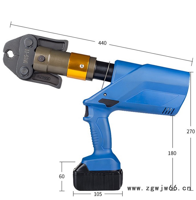 巨力电动压管钳BZ-1528 充电式不锈钢管铝塑卡压钳PEX管管件工具图4