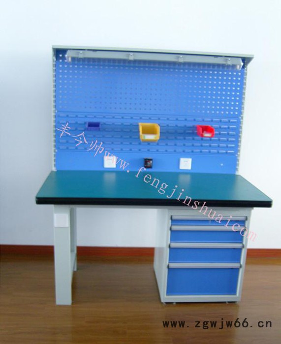 直销 钳工工作台  可加背板  灯具图3