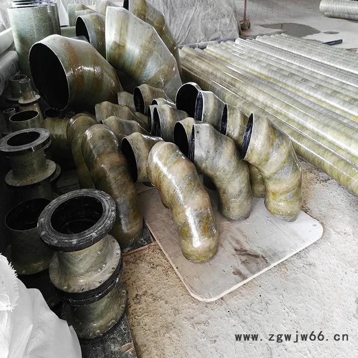 智晨 玻璃钢管件玻璃钢脱硫管件 脱硫浆液管件玻璃钢法兰弯头图2