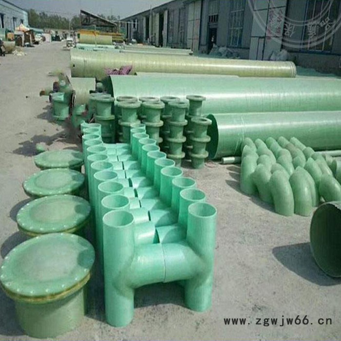 玻璃钢管件 法兰盘 弯头 脱硫用管件45度90度通风管件 弯头定制管件-河北一诺图3