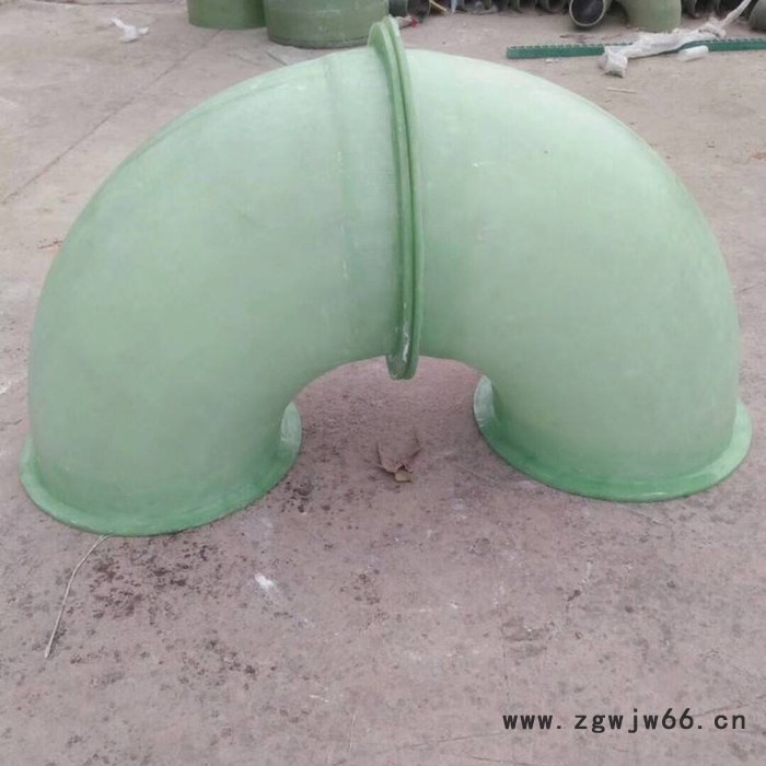 玻璃钢管件 法兰盘 弯头 脱硫用管件45度90度通风管件 弯头定制管件-河北一诺图2