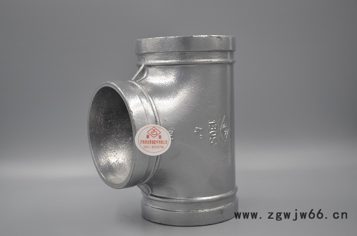 现货出售迈克管件 DN150三通 镀锌沟槽管件 热镀锌管件图2