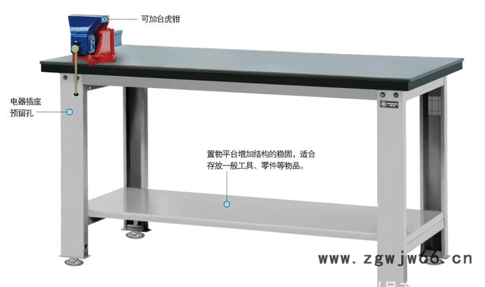 直销**钳工桌/钳工工作台 重型工作桌/工作台 型号WA-5图3