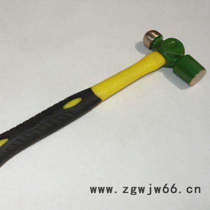 志卫防爆钳工锤 圆头锤防爆奶头锤 铜手锤铝青铜合金木柄纤维塑柄图3