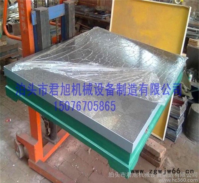 铸铁钳工工作台1.5*3米装配检验操作台 钳工桌平台 加厚模图3
