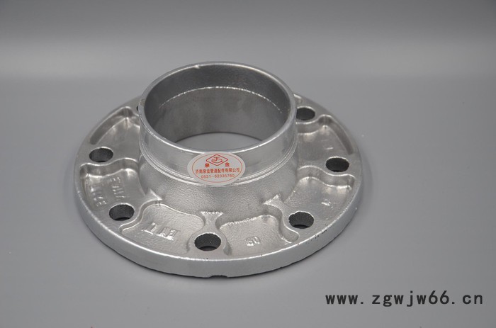 现货出售迈克管件 DN150高径法兰 镀锌沟槽管件 热镀锌管件图2