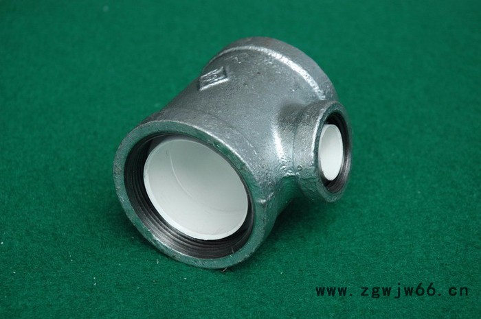 **迈克管件 衬塑管件 DN32*15三通 水暖专用迈克衬塑管件图2