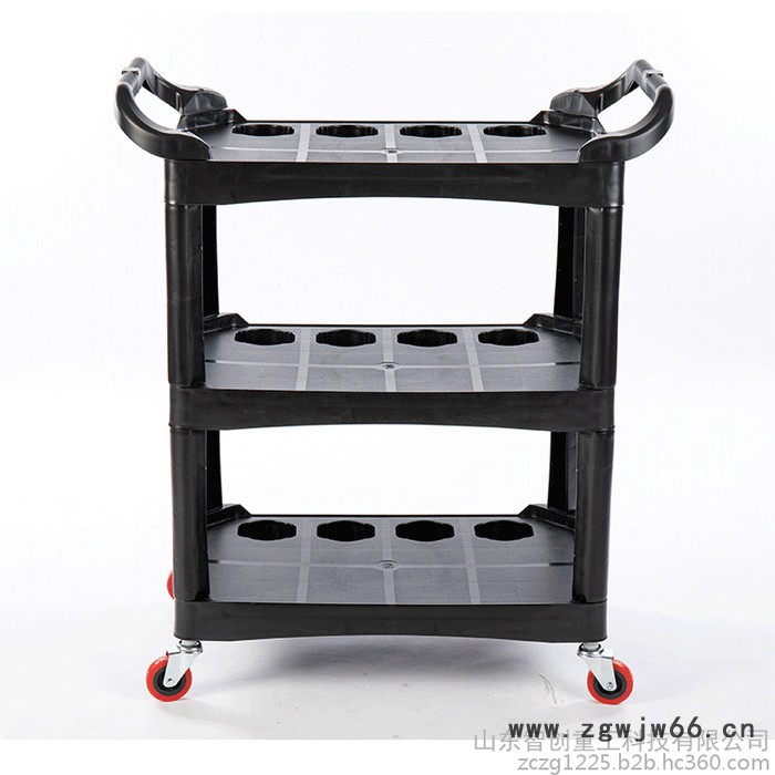 美容工具车 汽修工具车钳工三层维修手 推车重型加厚双层移动图2
