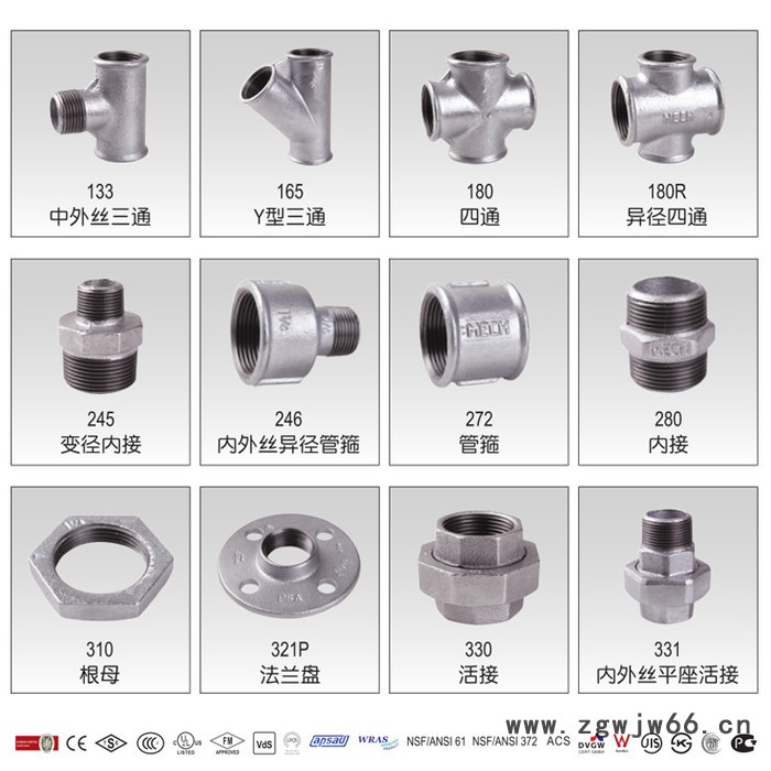 迈特管件山东迈特管件MECH管件 玫德迈克企标管件迈特圆边方边管件电镀锌热镀锌**图2