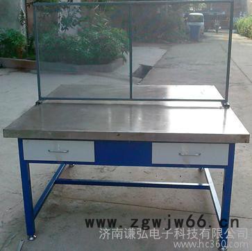 供应谦弘实训设备 四工位钳工桌图3