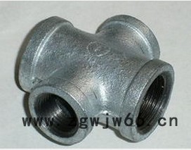 建支管件 河北建支管件 玛钢镀锌管件 **热镀锌玛钢管件 DN25四通现货批发图4