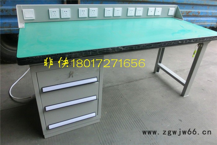 非快5093重型钳工台操作台车间防静电台不锈钢维修台装配台图3