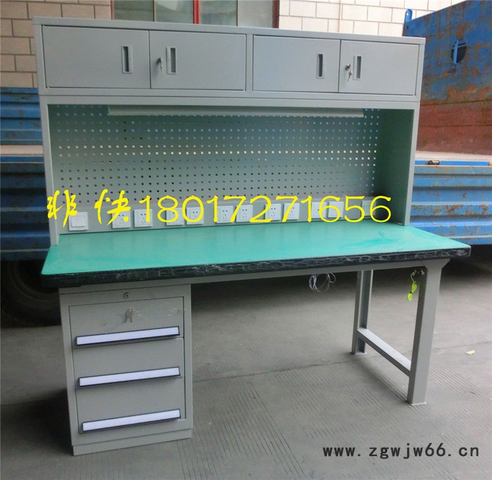 非快5093重型钳工台操作台车间防静电台不锈钢维修台装配台图1