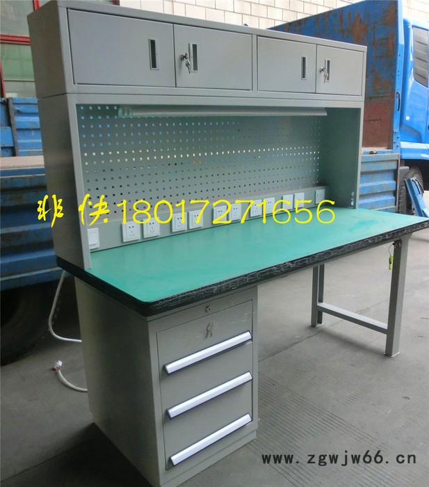 非快5093重型钳工台操作台车间防静电台不锈钢维修台装配台图2