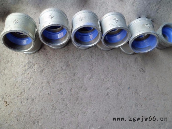 涂塑管件 济南涂塑管件 涂塑管件厂家 外镀锌内涂塑管件 DN32直接**图3