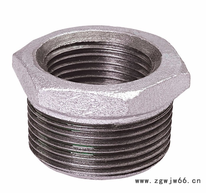 现货批发迈克管件 玛钢热镀锌25*20补芯 济南迈克管件总经销图2