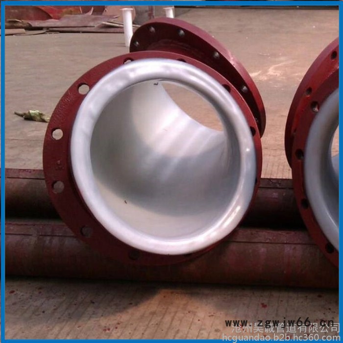 昊诚管道 盐山电厂衬塑管件厂家  电厂衬塑管件生产厂家 衬塑管件图2