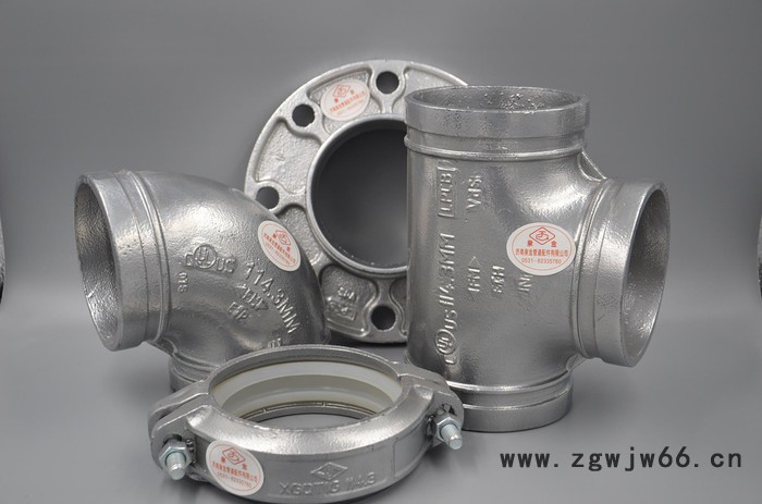 **迈克管件 DN219三通 镀锌沟槽管件 热镀锌管件图4