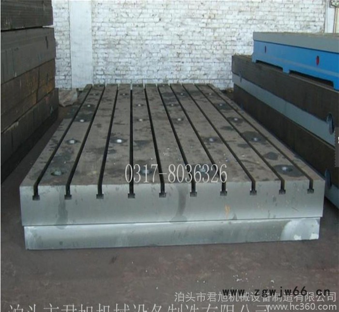 铸铁焊接 钳工 三坐标平台 高精度铸铁T型槽 单围T型槽平台图1