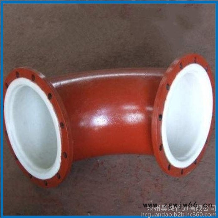 昊诚管道 盐山钢衬氟管件厂家 钢衬氟管件生产厂家 衬塑管件图2