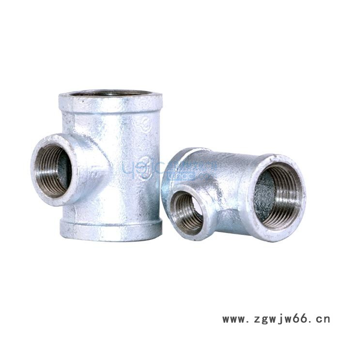 建支管件 河北建支管件 玛钢镀锌管件 **热镀锌玛钢管件 DN25三通现货批发图3