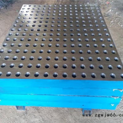 异型铸铁平台检验划线T型槽平板钳工工作台定做