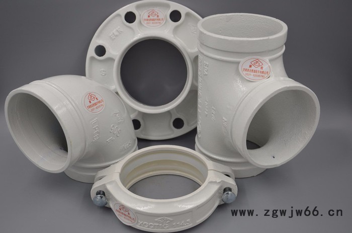 迈克衬塑沟槽管件，外镀锌内注塑沟槽管件，迈克钢塑沟槽管件，给排水专用沟槽管件，山东济南衬塑沟槽管件，玫德集团生产图3