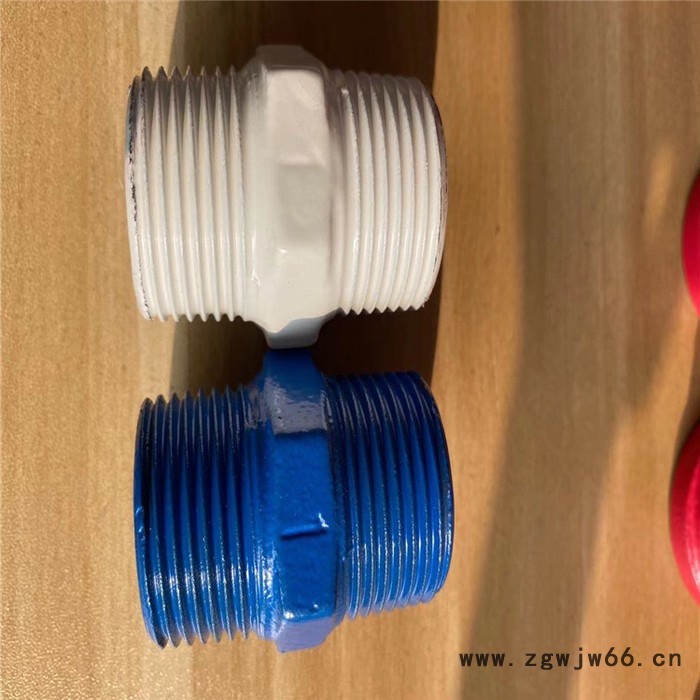 龙塑专业生产加工涂塑丝接  丝扣  水暖 玛钢管件 涂塑丝接管件图6