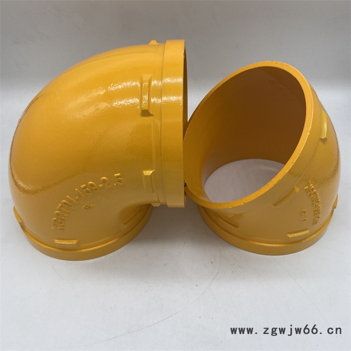 厂家定制 龙塑管件 消防沟槽弯头 饮用水管件图4