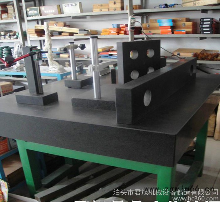 济南青 大理石检验 测量 检测 划线 T型槽平板 钳工工作台图1
