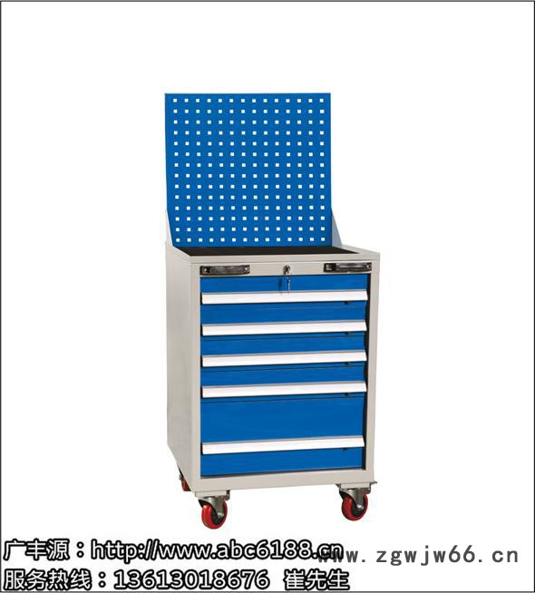 供应广丰源钳工车间重型工具柜|多功能抽屉式工具柜|五金铁板材质工具柜图3