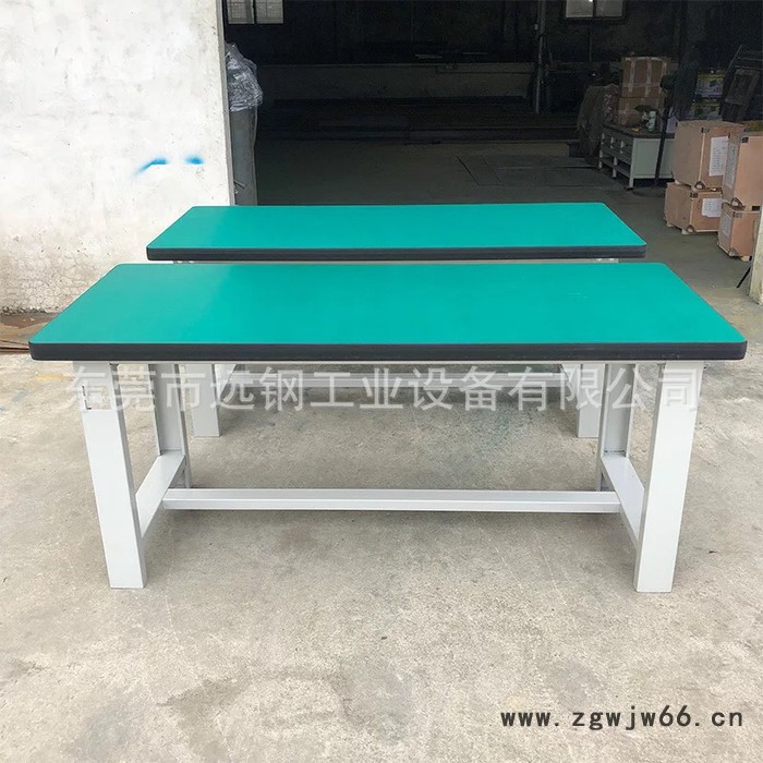 远钢2019新款钳工维修工作台 带挂板检测台 技校学生实验台 东莞厂家批发定制重型流水线工作台图2