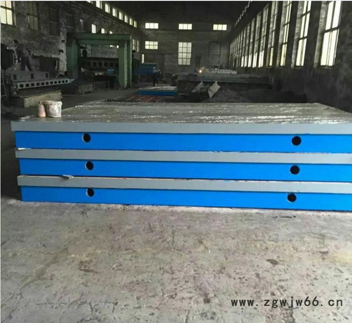 建丰量具直销国标加厚铸铁平板焊接|装配|铆焊|T型槽|钳工检测工作台图1