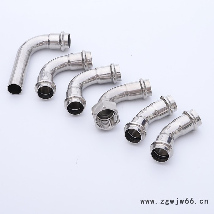 建飞实业供应双卡压管件 不锈钢双卡压等径三通管件 给水管管件配件图3