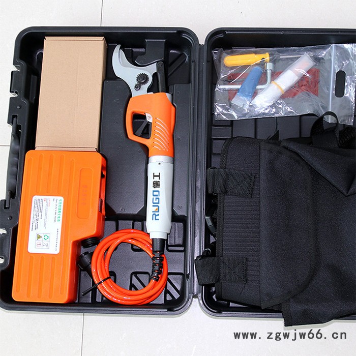 儒工厂供 无线手持电动修枝剪  园林工具携带方便 强大粗枝电动修剪 省时省力图2