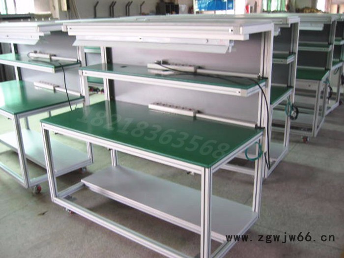 深圳工作台防静电流水线操作台打包台电子装配组装台钳工桌检验台批发 防静电工作台批发图6