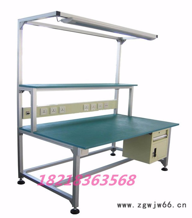深圳工作台防静电流水线操作台打包台电子装配组装台钳工桌检验台批发 防静电工作台批发图5
