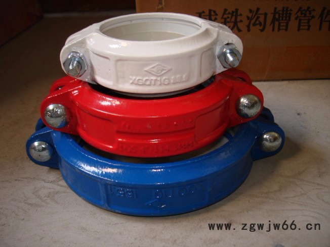 现货供应沟槽涂塑管件 迈克DN165涂塑刚卡 饮用水沟槽管件济南总经销图2