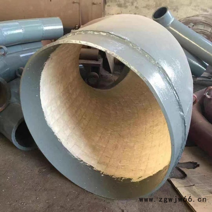 厂家加工定制  耐磨管件 耐磨弯头 陶瓷耐磨管件 陶瓷贴片弯头 加工定制 来电咨询图4