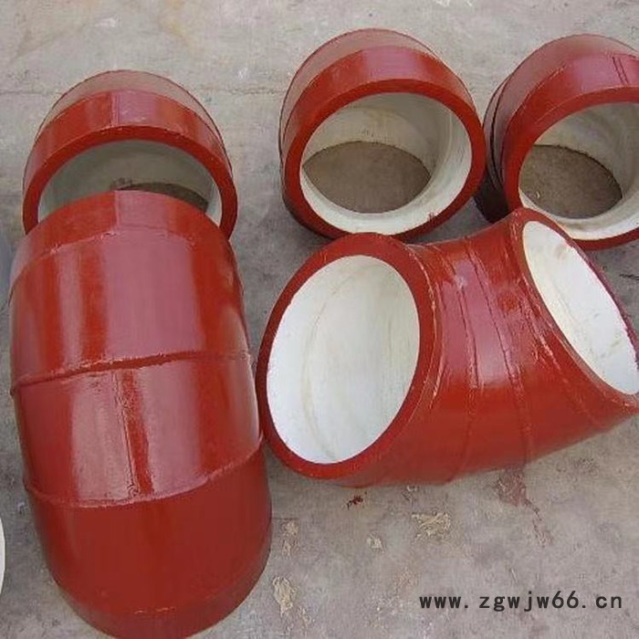 厂家加工定制  耐磨管件 耐磨弯头 陶瓷耐磨管件 陶瓷贴片弯头 加工定制 来电咨询图2