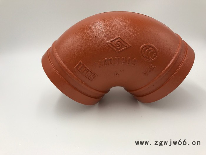 沟槽管件 迈克沟槽管件厂家 现货批发DN114弯头 卡箍式连接件 消防管道配件**中图3