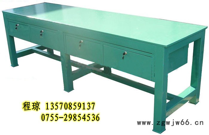 供应昊鑫源工作台，石岩重型钳工工作台，福永抽屉式带挂板工作台，龙华钳工操作台厂家图2