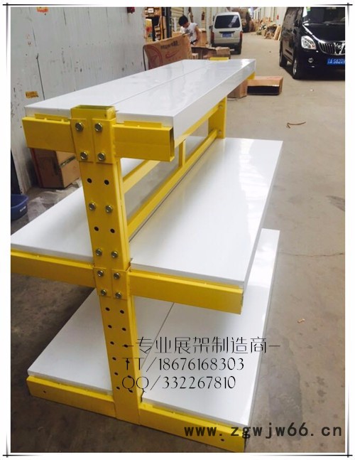 低价供应焊机展示架、电机货架、油锯展示台、割草机挂钩展示架、发电机展台、气动工具展示柜、层板货架 专用展示架图3