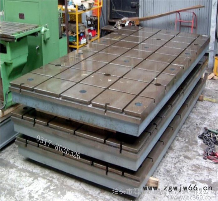 掌柜**推荐划线钳工台 铸铁平台 焊接 基础 工装板工作台图3