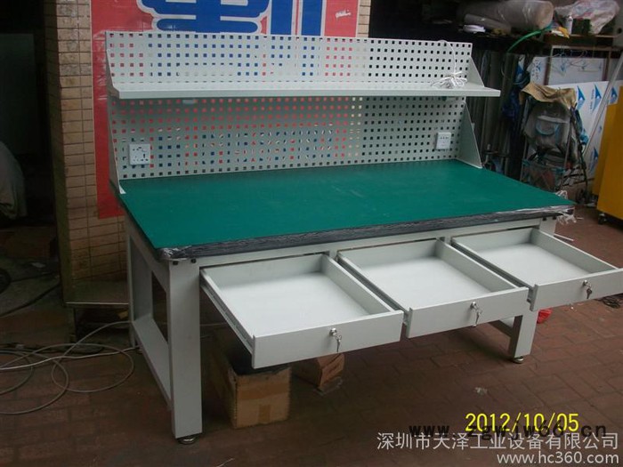 **防静电工作台，不锈钢重型工作台，定做钳工工作桌图2