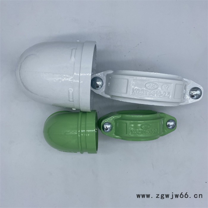 龙塑管件沟槽管件 沟槽管箍 销售厂家图2