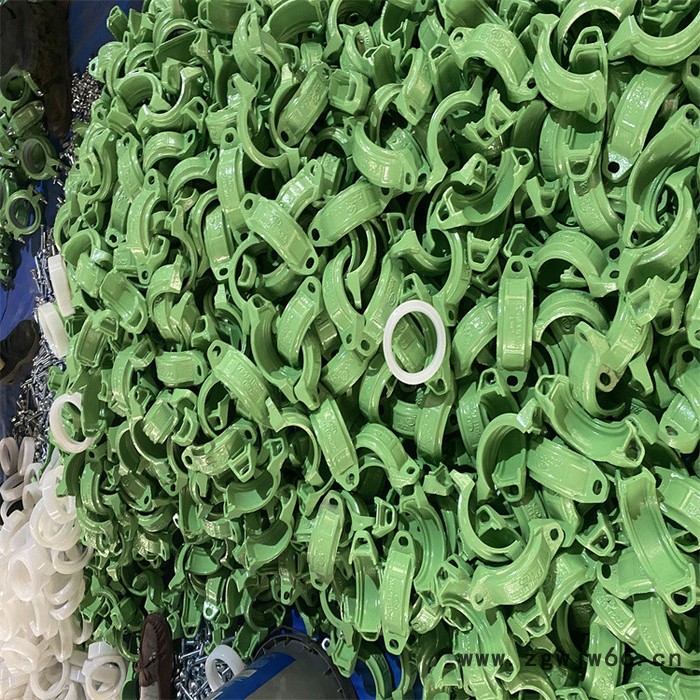 龙塑管件沟槽管件 沟槽管箍 销售厂家图3