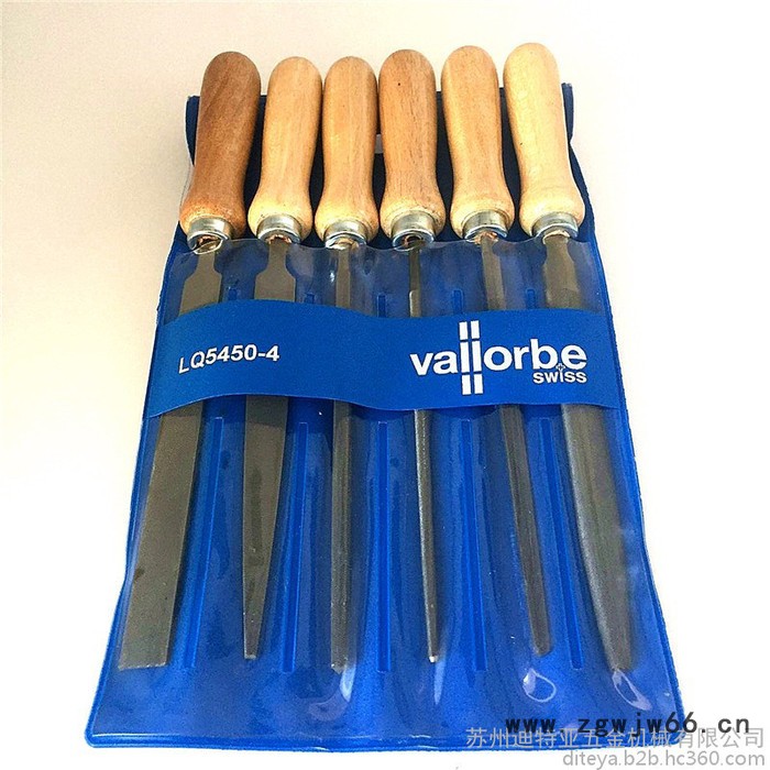 瑞士Vallorbe鱼牌 VLQ5450-4 6件 4寸 铬钢工程师锉刀套件钳工锉 高品质高效率 手工打磨锉套装图4
