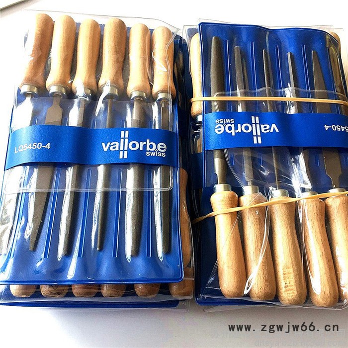 瑞士Vallorbe鱼牌 VLQ5450-4 6件 4寸 铬钢工程师锉刀套件钳工锉 高品质高效率 手工打磨锉套装图5
