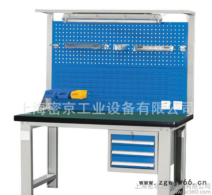 **推荐  定做重型工作台 落地四抽钳工台 车间包装台图2